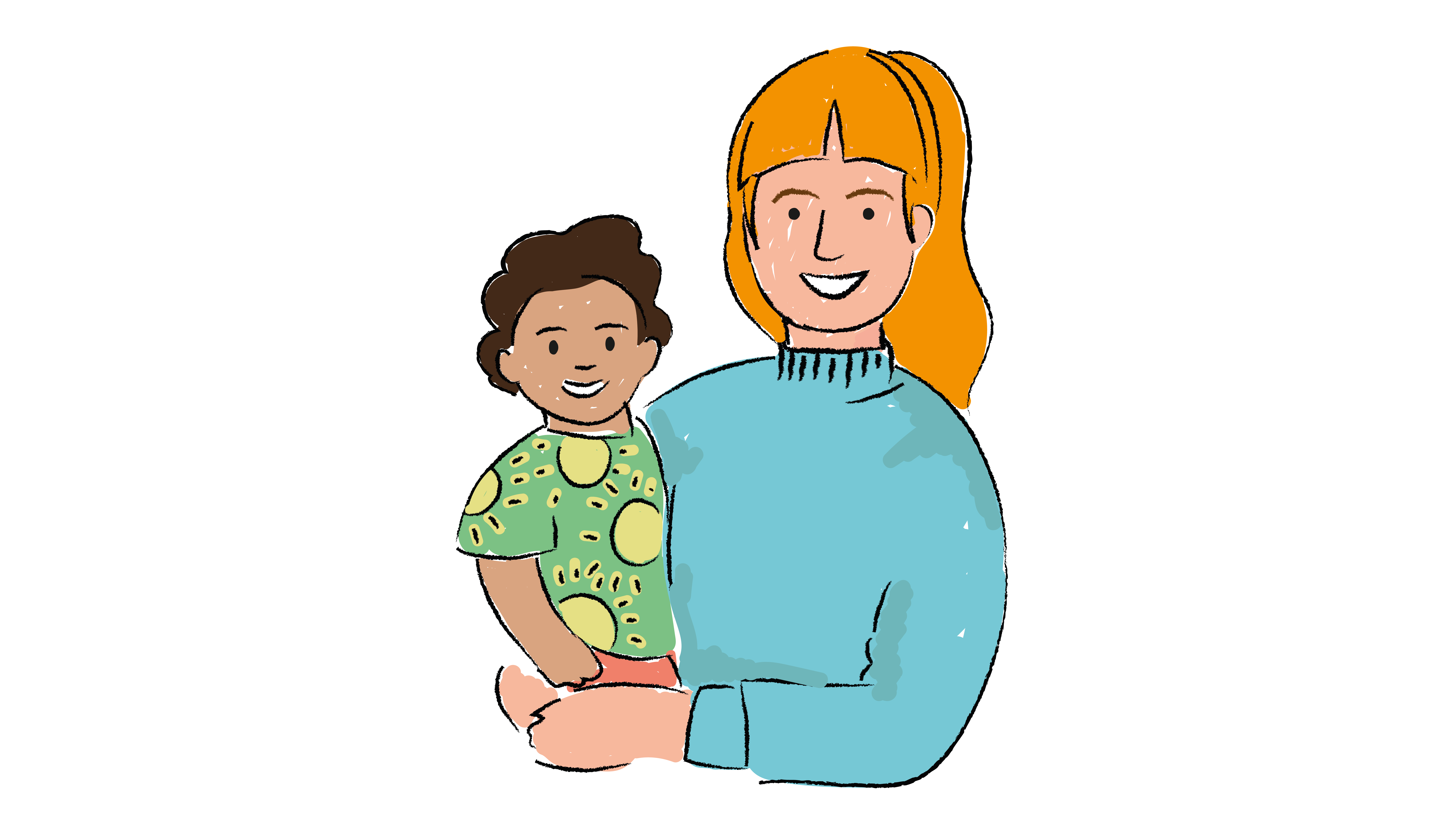 Eyworks Characters_Parents Mum Child