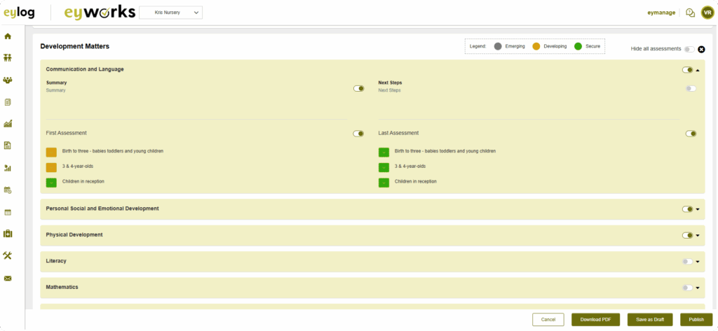 eylog reporting product image