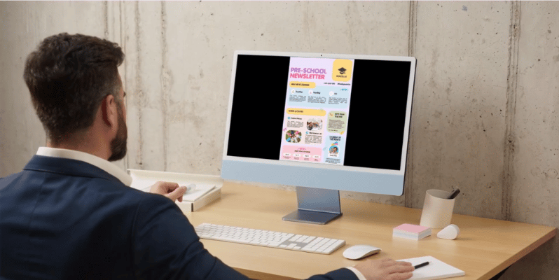 nursery newsletter content and design principles